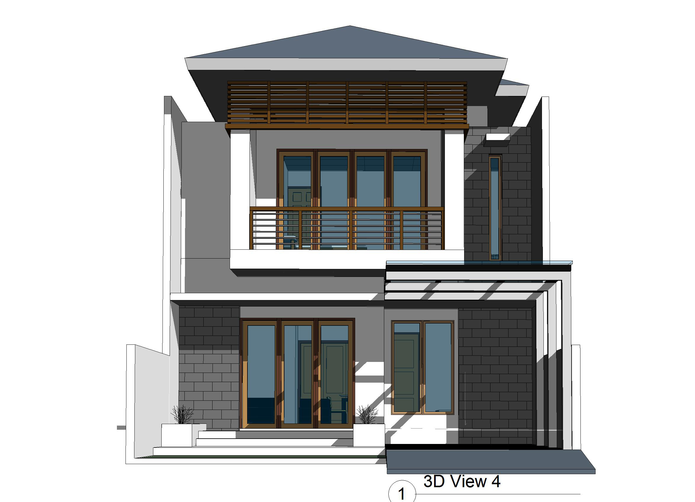 Desain Rumah 2 Lantai Ukuran 8 X 15 Inspirasi Desain Rumah Dan