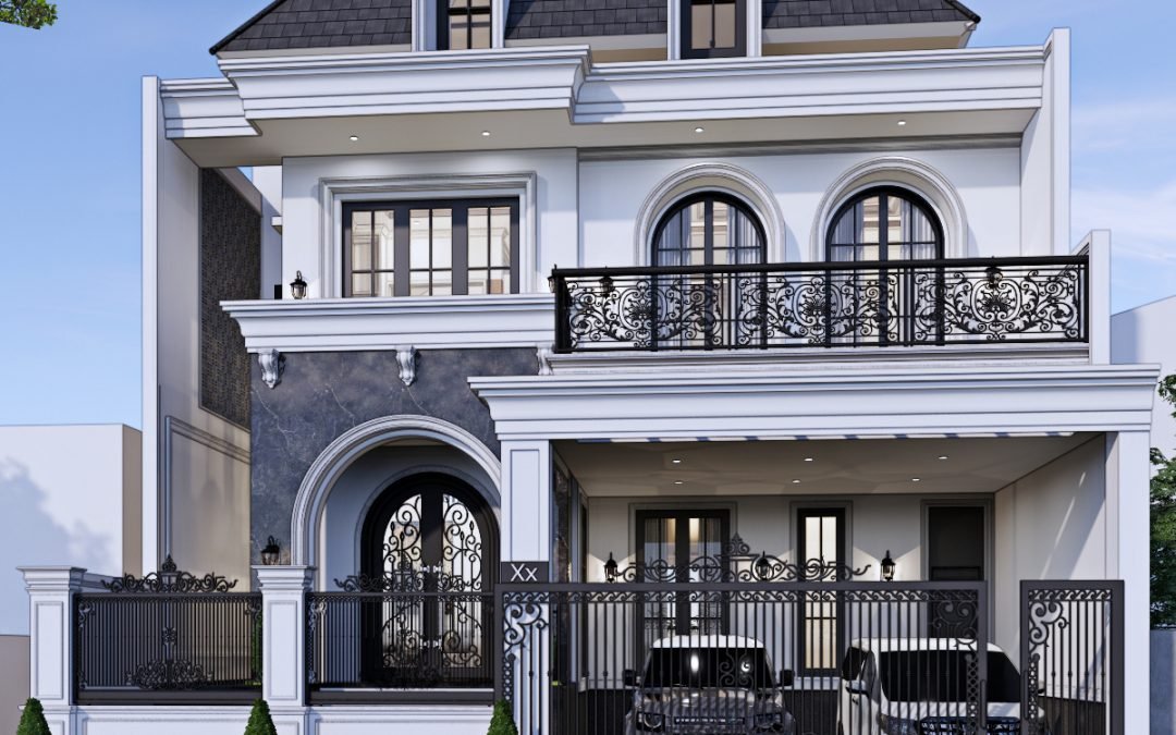 Desain Rumah Classic 2 Lantai 11,7 X 17 M2 Di Bali