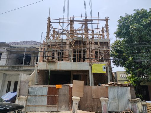 Proyek Pembangunan Rumah 3 Lantai Kelapa Gading Jakarta Utara