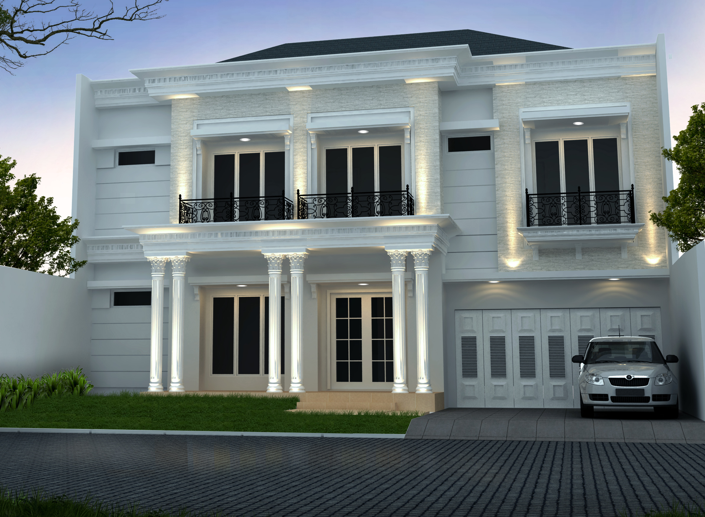 Desain Rumah Klasik 15 X 20 M2 Dua Lantai Ada Kolam Renang Desain Rumah Online