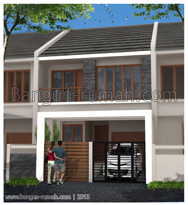 Desain Rumah Minimalis 2 Lantai Di Lahan 7 5 M X 23 M2 Desain