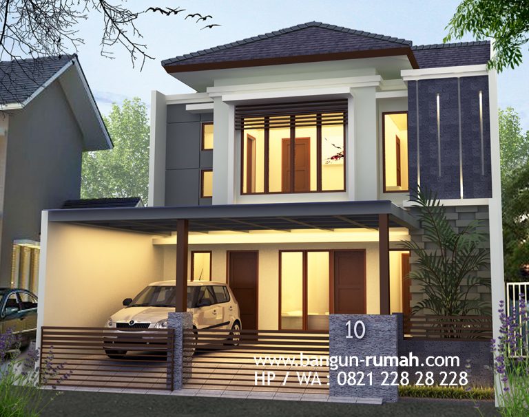 Desain Rumah 2 Lantai 9 x 15 M2 - Desain Rumah Bekasi