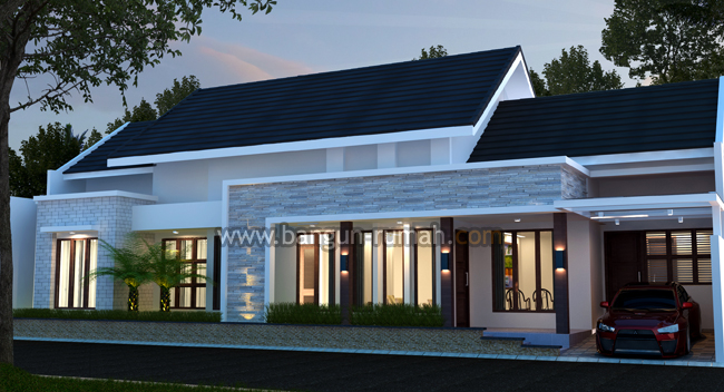 Desain Rumah Tropis di Lahan 10 x 20 M2 | Desain Rumah Bapak Zaldy