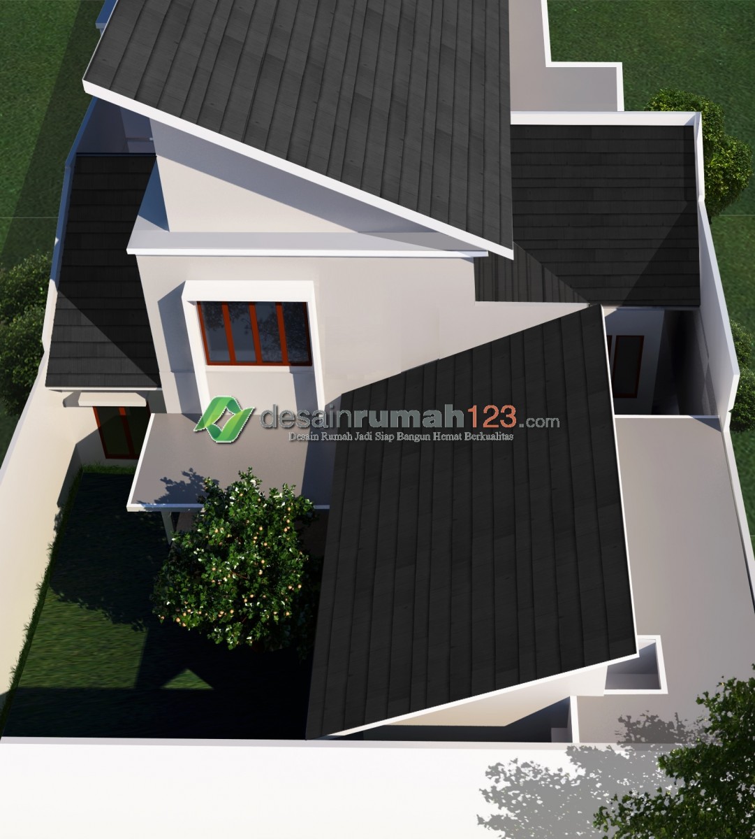 Desain Rumah Kontemporer 2 Lantai Di Lahan 16 X 30 M2